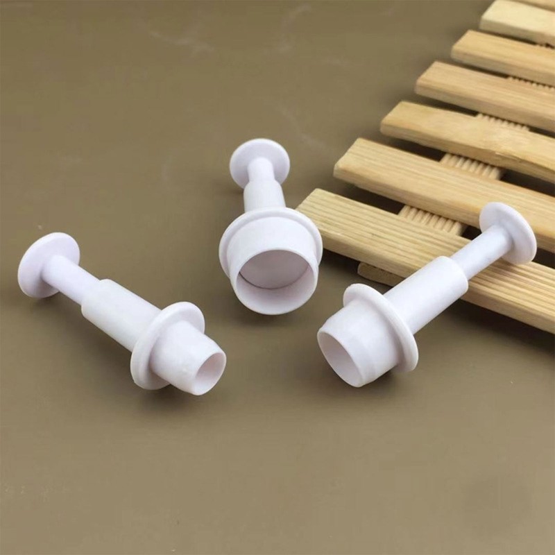 3 PCS Biscuit Mold DIY Pastry Cake Mold Fondant Stamp Cake Tool Plastic Material gallery