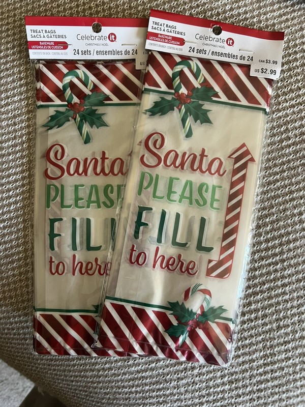 Lot of Christmas Cookie Bags Treat Gift Holiday Gifts 91 Ct gallery