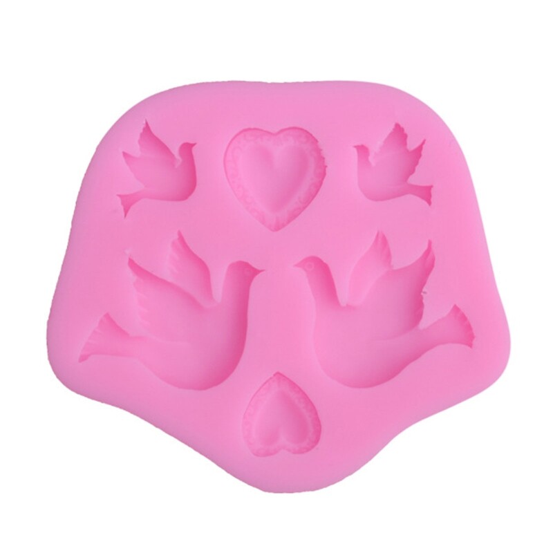 Cartoon Peace for Dove Molds 3D Handmade Soap Craft Baking Fond Family Gift