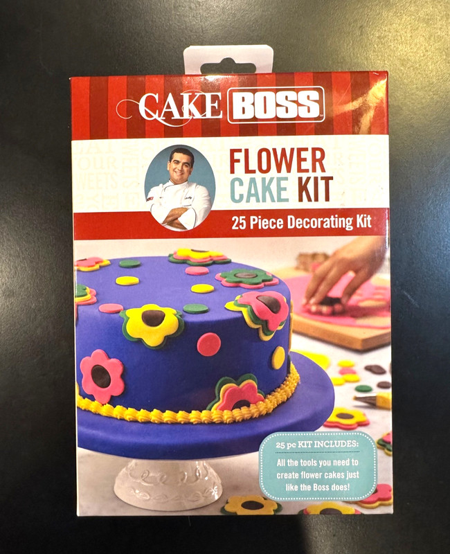 Cake Boss Flower Cake Kit 25 Piece Decorating Kit Baking Buddy Valastro NEW