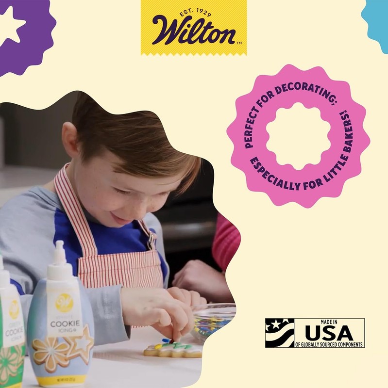 Fast-Drying Wilton Squeeze Bottle Icing - Ideal for Sugar Cookies & Gingerbread gallery