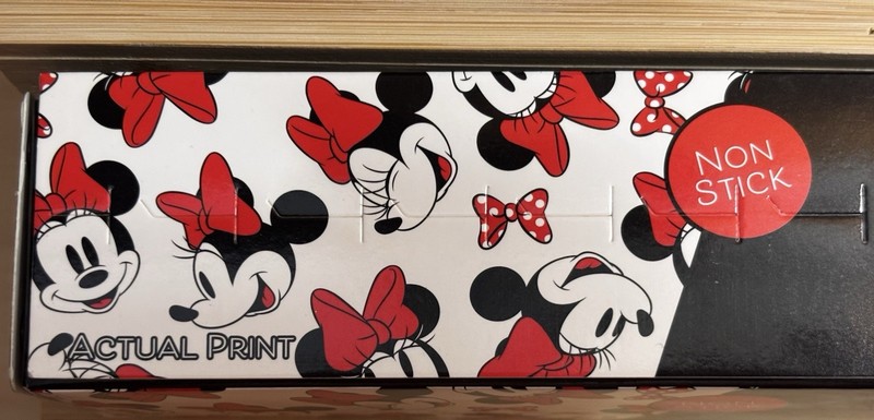 Disney Mickey & Minnie Mouse Non-Stick Baking Liners Oven Safe 450°F Set Of 2 gallery
