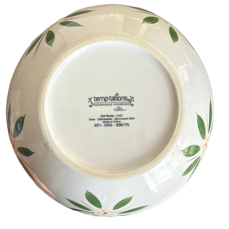 Temp-tations Presentable Ovenware by Tara Old World 3QT Bowl gallery