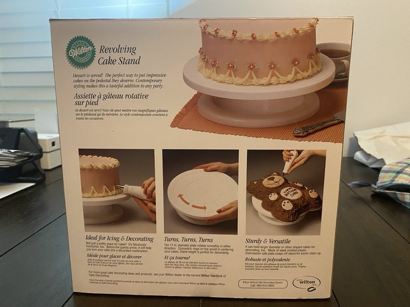 Wilton Revolving Cake Stand Ball Bearing 11" Cake Decorating gallery
