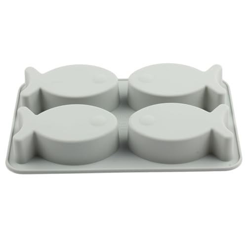 4 Cavity Fish Silicone Candy Molds For Candy Chocolate Baking Cake Decoration A gallery
