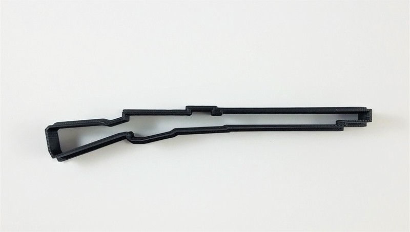 Soviet Mosin Nagant Rifle Cookie Cutter–3D Printed Baking Cooking Gun Russian