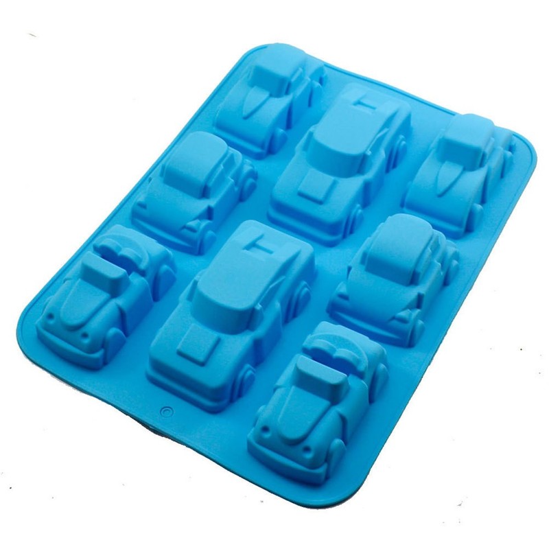 Car Shape Silicone Cake Mold Fondant Chocolate Mold Biscuit Baking Tool for gallery