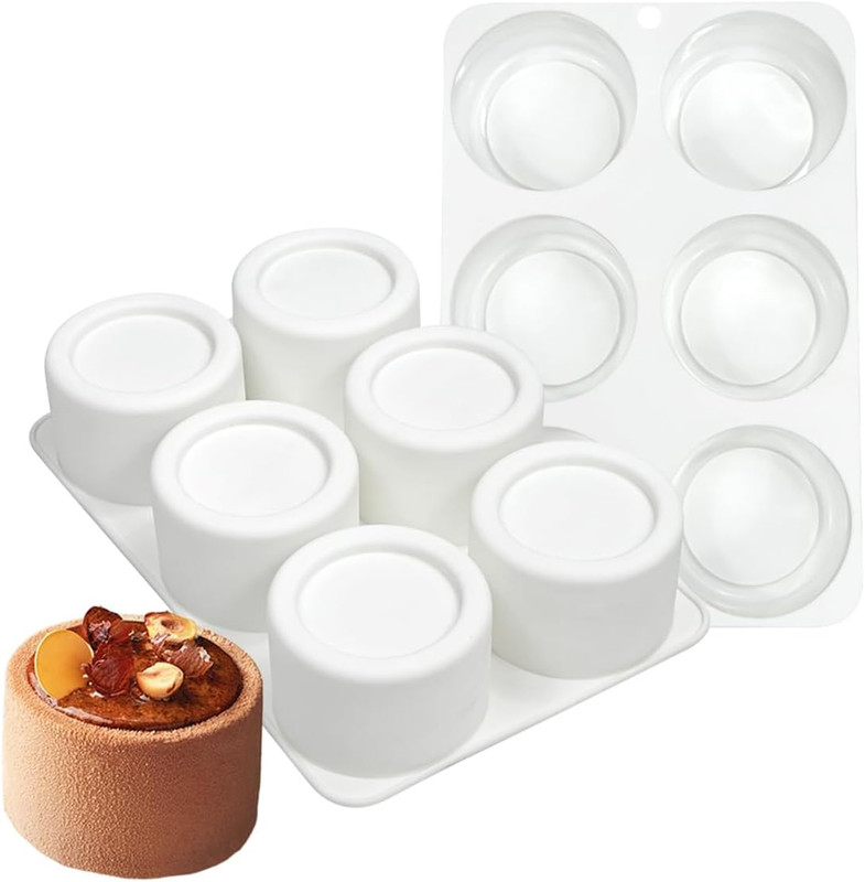 Silicone 8-Cavity Mousse Mold, 3D Rose Design, Non-Stick & BPA-Free for Cheeseca gallery