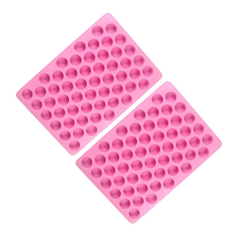 2 Pcs Candy Making Mold Semi Sphere Chocolate Molds Silicone Round Shape gallery