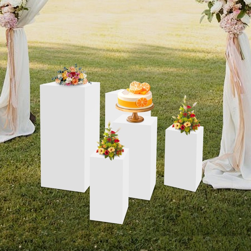 Display Pedestal Stand Riser Column Pillar - Wedding Party 45/50/60/75/88cm Tall gallery