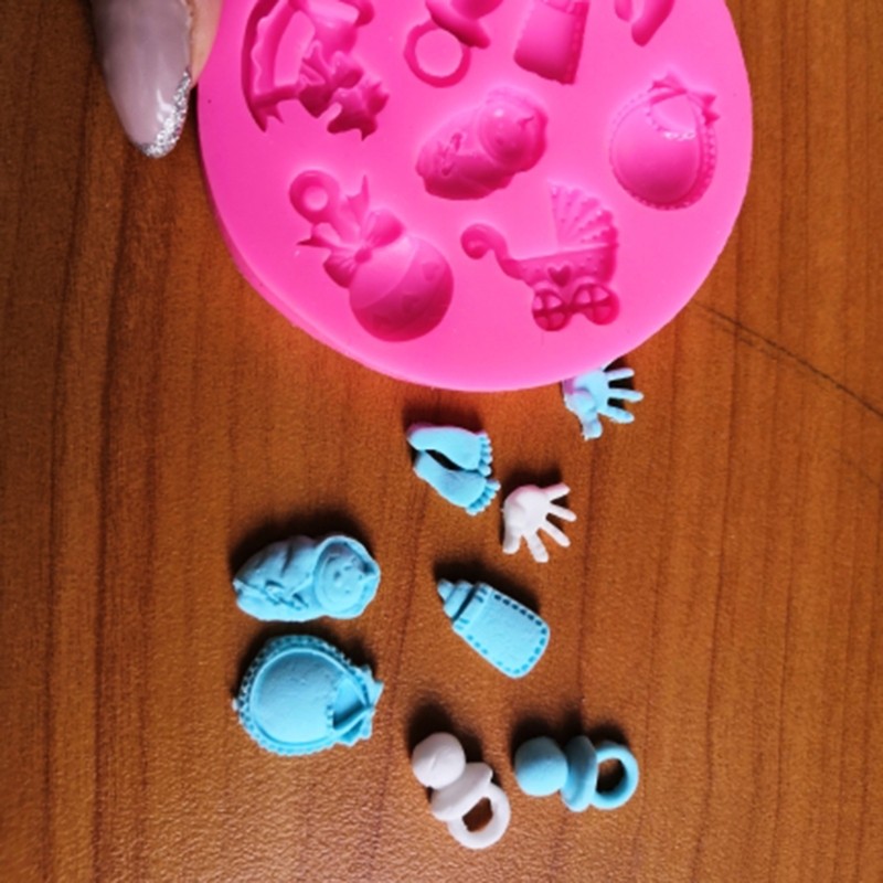 1 Set Silicone DIY Chocolate Tray Soap Fondant Molds Cake Decoration Baking Tool gallery