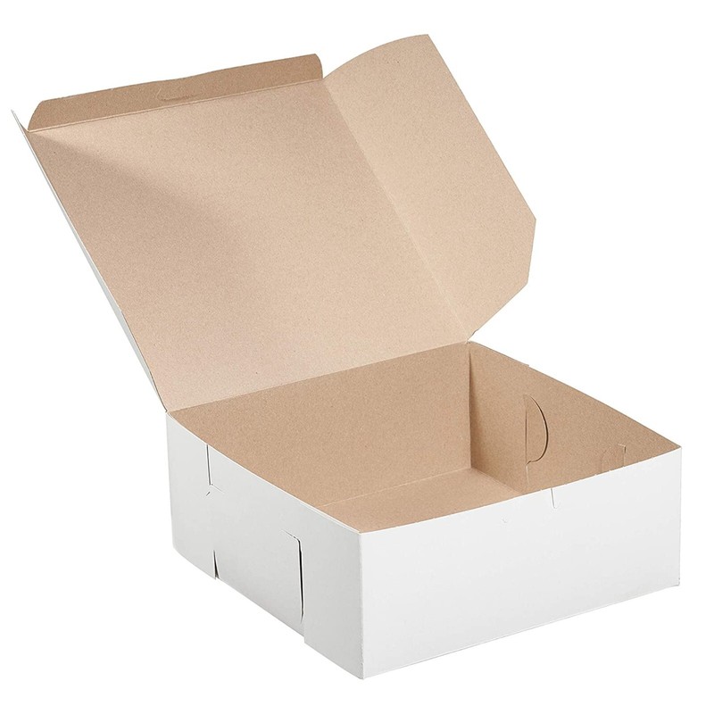 [ 150 Pack ] White Bakery Pastry Boxes - 6 x 6 x 4 Inches gallery