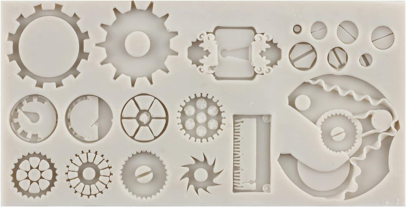 Steampunk Gear Fondant Molds Cogs Mold Clock Wheel Mold for Steampunk Travel The gallery
