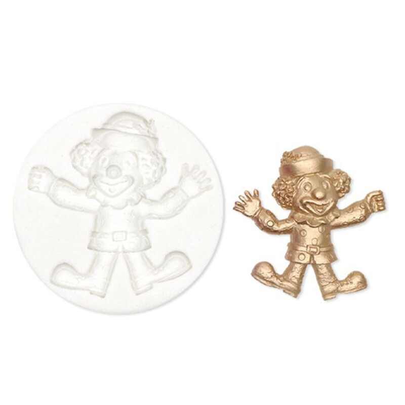 Halloween Clown Silicone Flexible Safe Mould Clay Resin Ceramics Candy gallery
