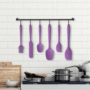 Heat Resistant Silicone Spatulas Set 6pcs, Sel Design Non-Sti gallery