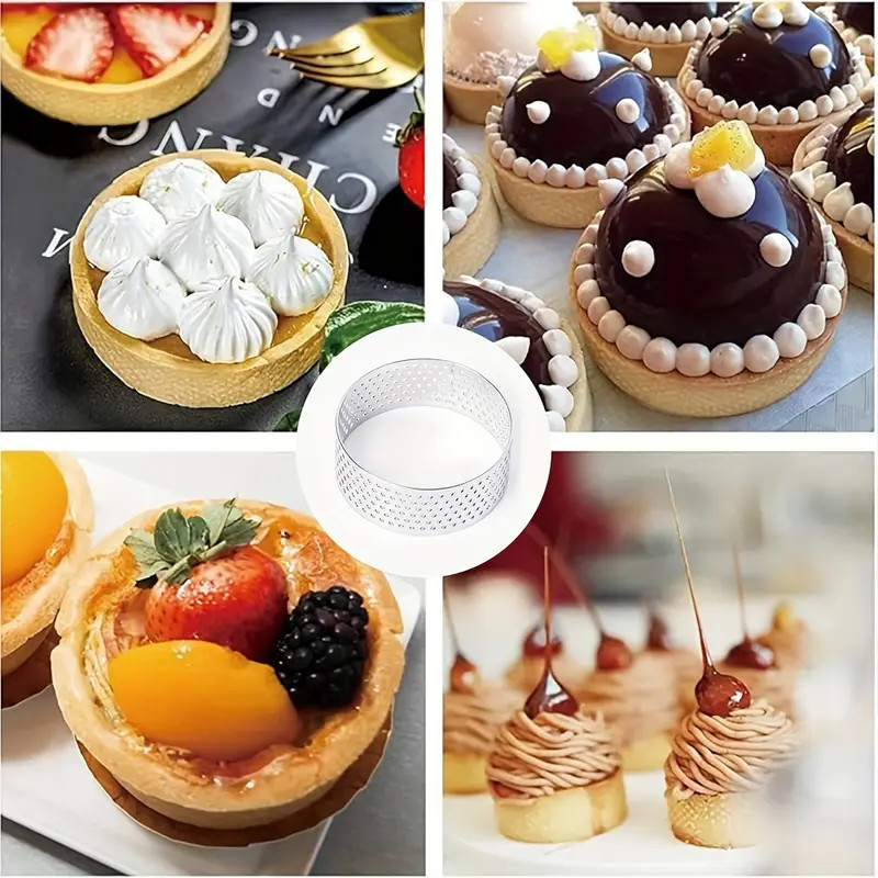 12PCS Round Cookie Cutters Set Bistcuit Cookie Cutters Circle Pastry Cutters gallery