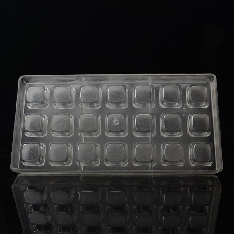 square chocolate mold polycarbonate chocolate bar mould candy pastry tools cl... gallery