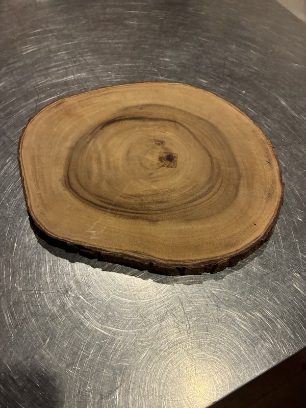 3 Wooden Cake Stand 12" Wide Farmhouse Rustic gallery