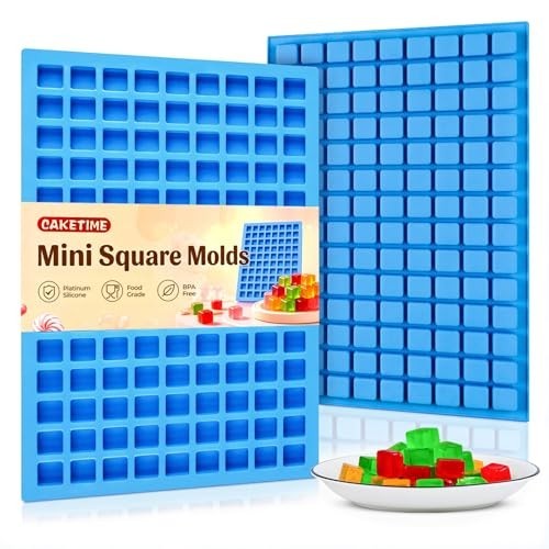 Square Silicone Candy Molds 2 Count 2ml Mini for Hard Chocolate Gummy Ice Cube gallery