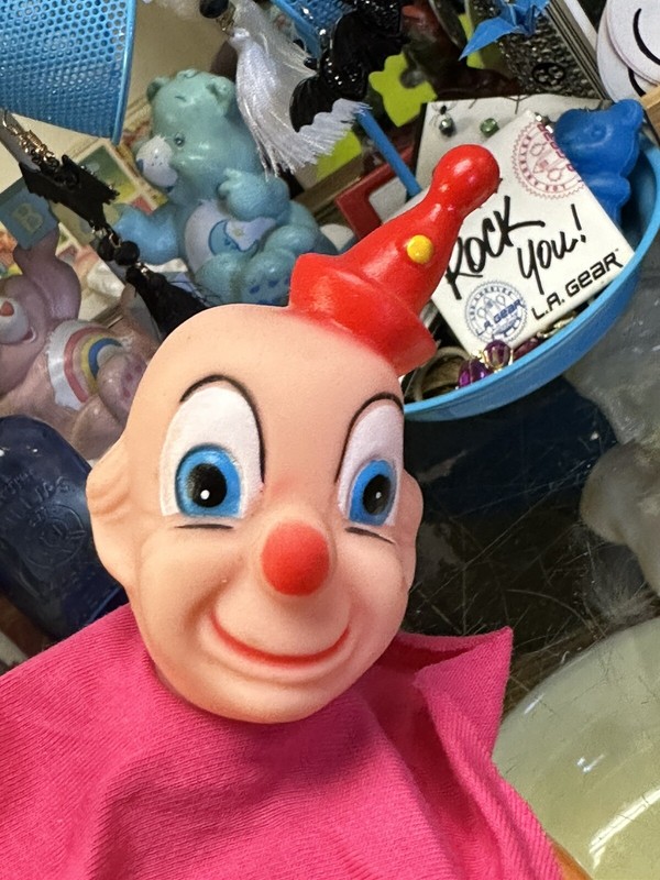 Vintage Red Clown 7" Rubber Cake/Cupcake Toppers (each sold separately) gallery