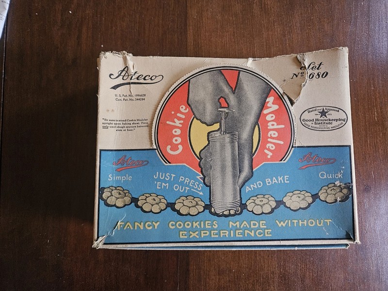 Ateco Cookie Press Modeler Set No 680