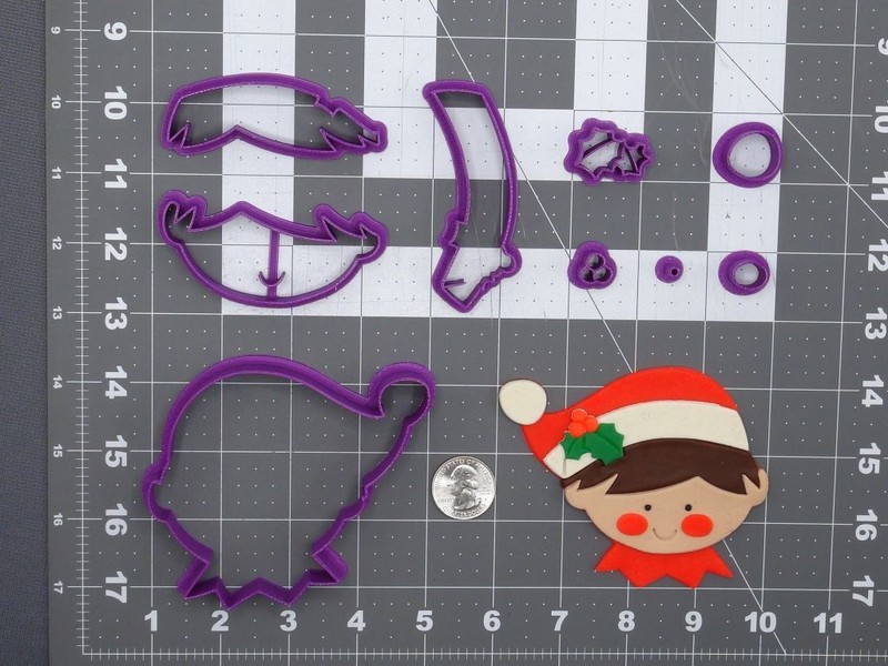 Christmas – Elf Head 266-E357 Cookie Cutter Set