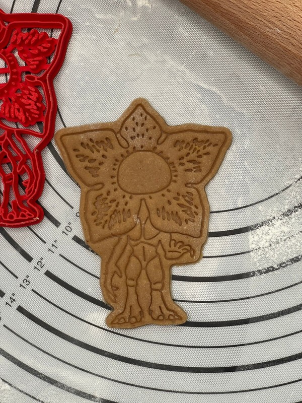 The Demogorgon Stranger Things Cookie Cutter & Mold Produced by 3D Kitchen Art gallery