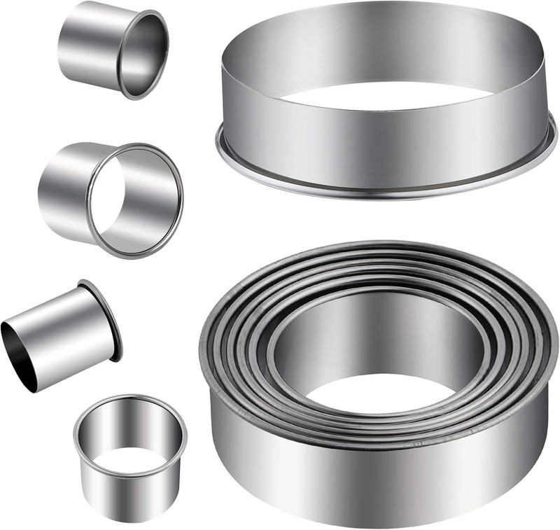 Round Cookie Cutters Set 12 Pieces Bistcuit Cookie Cutters Circle Pastry Cutters gallery