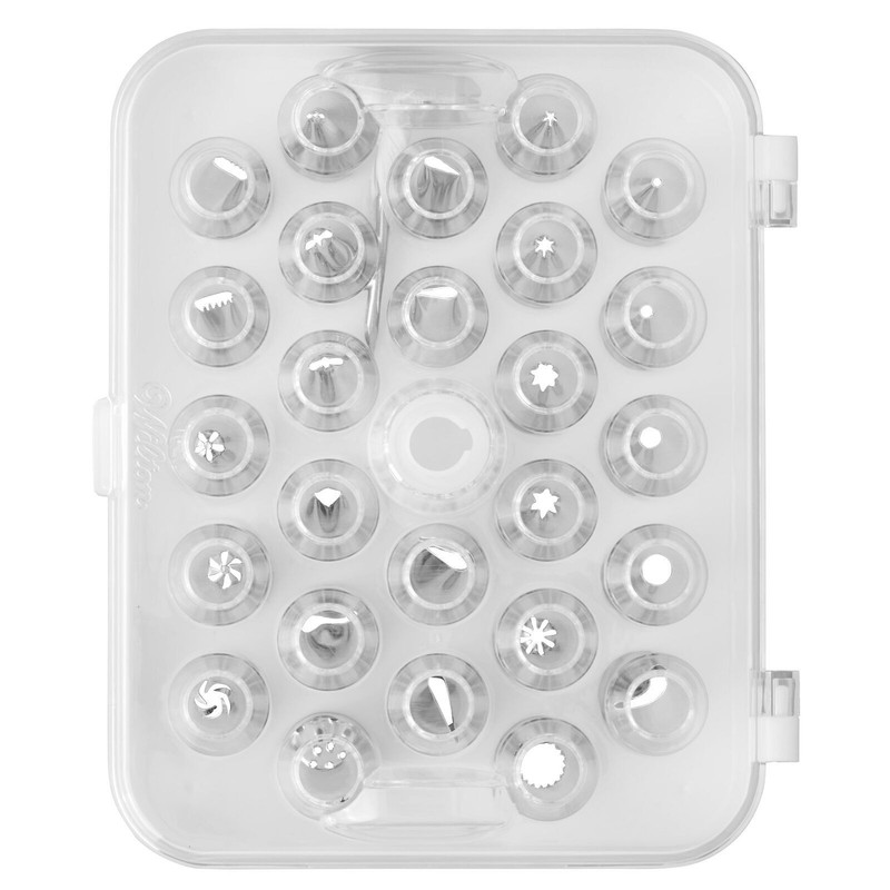 Coupler & Flower Nail W/ Round Star Petal & Leaf Cake Decor Dishwasher Safe NEW gallery