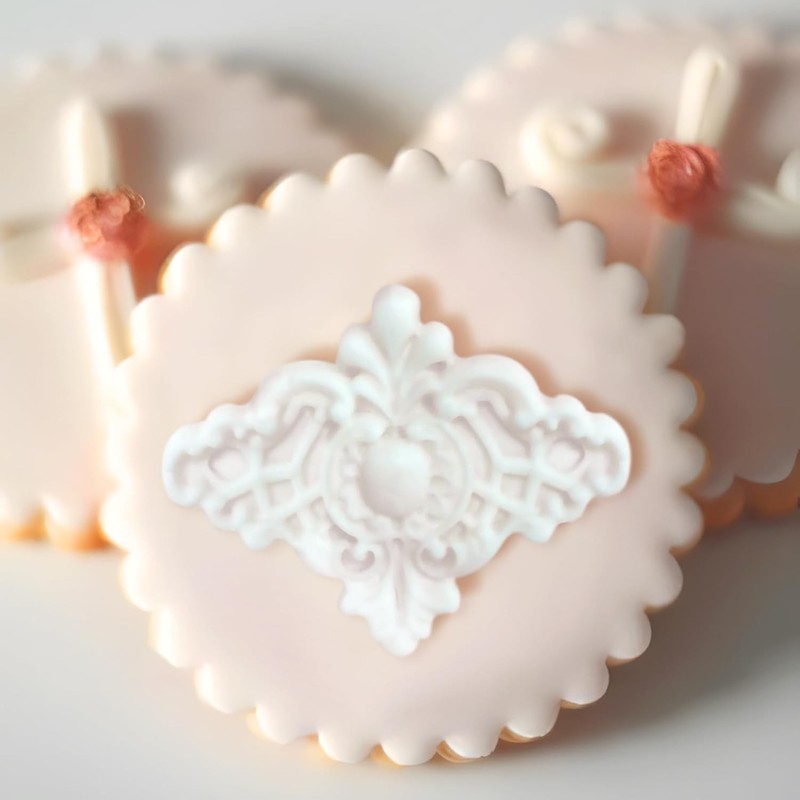 Baroque Style Silicone Molds 2-count Plaque and Object Labels gallery