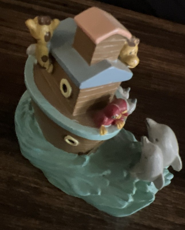Wilton NOAH'S ARK SPECIAL MEMORIES Keepsake Resin Home Decor Cake Topper gallery