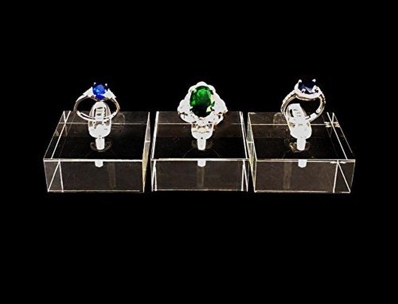 High Transparent Acrylic Jewelry Display Stand.Minimalist Style Jewelry Holde... gallery