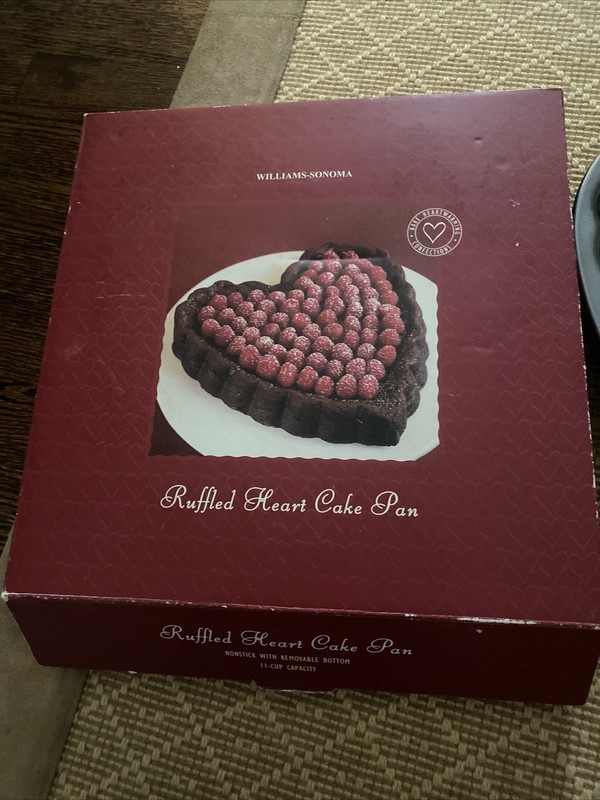 Ruffle Heart 2 pc Cake Pan from Wiliams-Sonoma 