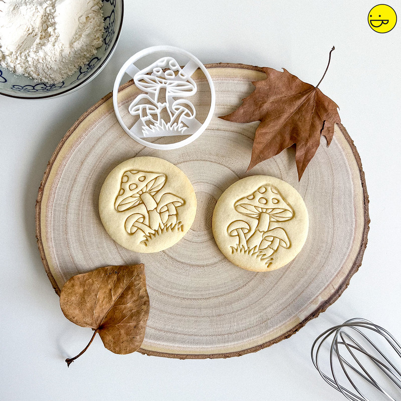 Wild Mushrooms Cookie Cutter - fairy forest mushroom garden tea party woodland gallery