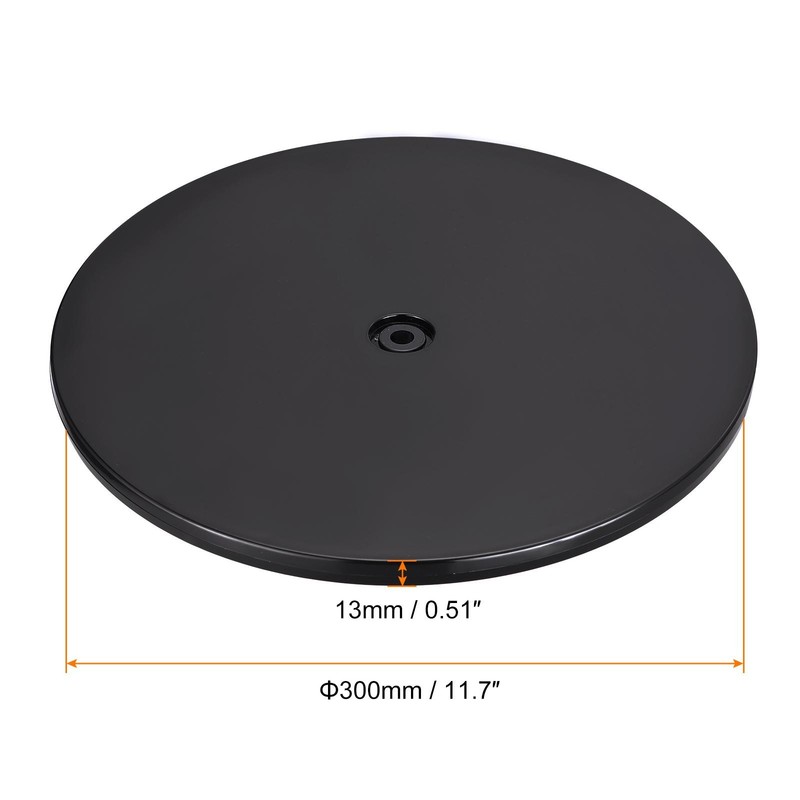 12inch Rotating Swivel Stand with Steel Ball Lazy Susan Base Turntable Black gallery