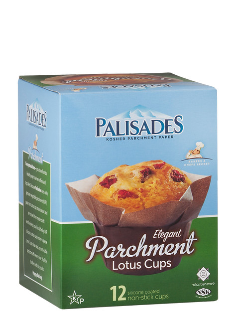 Palisades Lotus Parchment Cupcake Baking Cups – Greaseproof & Non-Stick