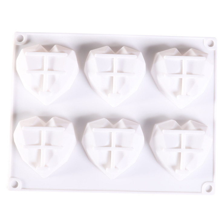 3pcs 6-dimensional magic cube silicone mousse cake mold Aromatherapy Candle Mold gallery