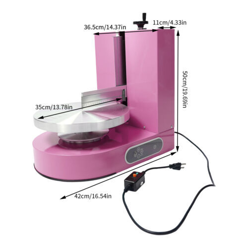 New Cake Cream Spreading Coating Smearing Machine Automatic Cake Wiping Machine gallery