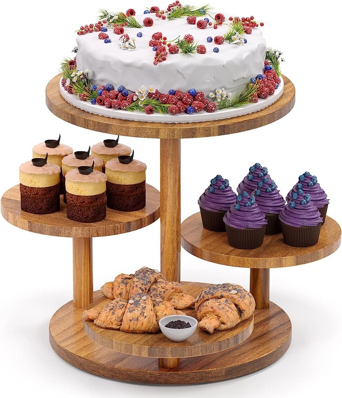 Deep Discount on Amazon for $55, 4 Tier Round Cupcake Tower Stand