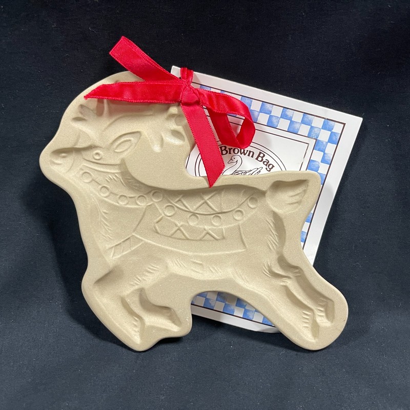 Brown Bag Cookie Press Reindeer 1992 Unused
