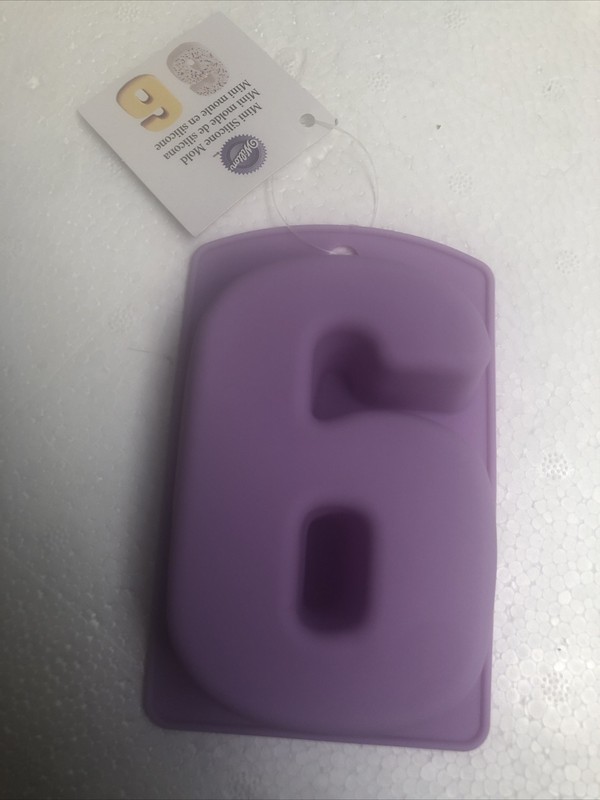 Wilton Silicone Number Molds - Oven Safe To 400 Degrees F! gallery