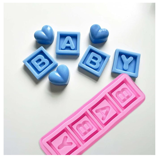 Muyulin Pink Baby Shower Fondant Molds (3 Pack) gallery