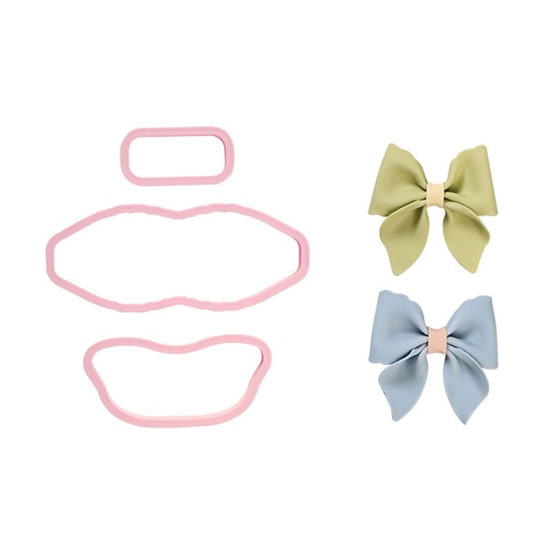 Plastic Material Baking Cookie Gadgets Biscuit Mold Bowknots Shaped Cookie Molds gallery