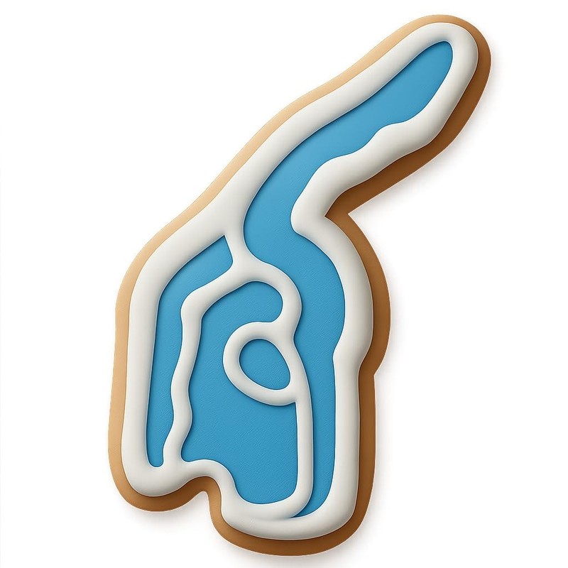 Gymnast Balance Cookie Cutter & Stamp, Fondant & Clay – 4×2.5