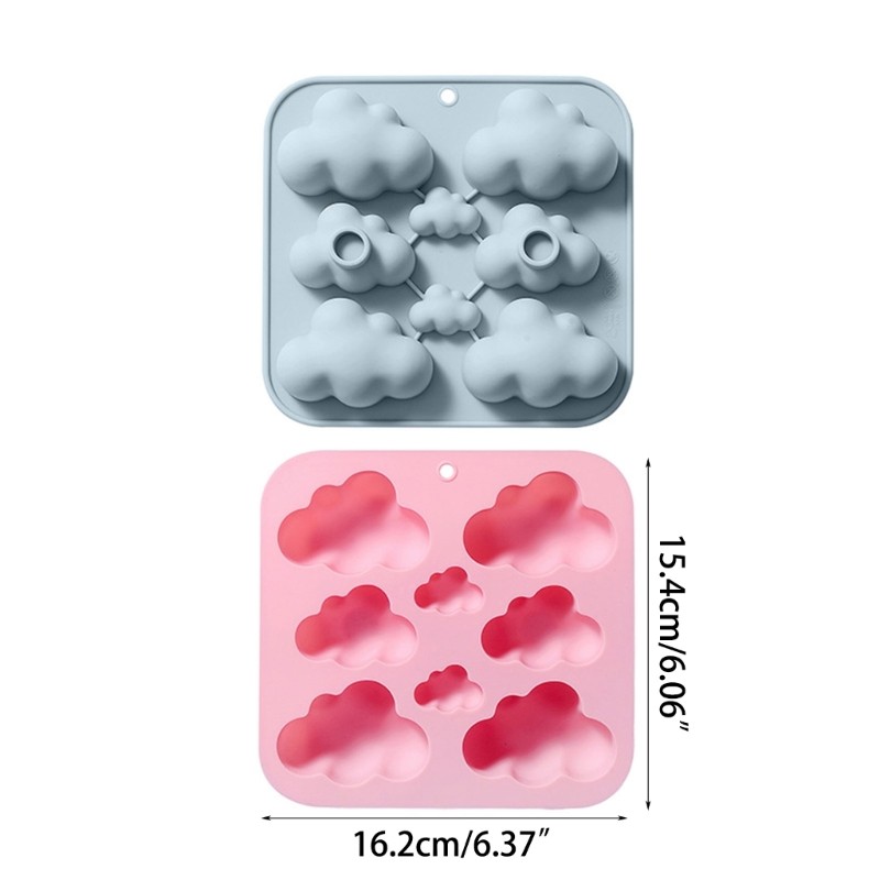 Clouds Shaped Silicone Flexible Grade Mould Clay Resin Ceramics Candy gallery