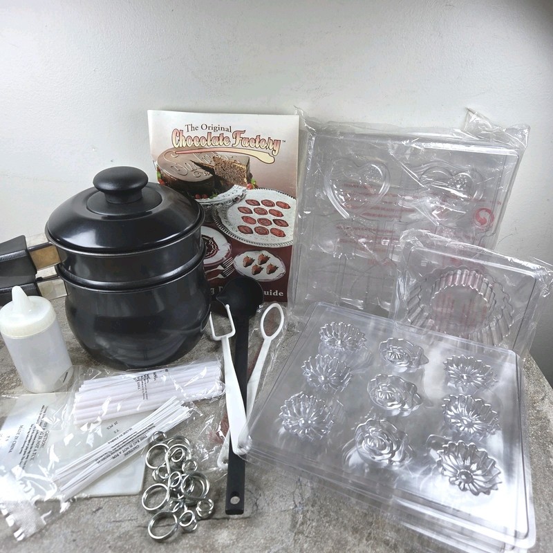 The Original Chocolate Factory Chocolate Kit As Seen On TV Molds Candy Suckers