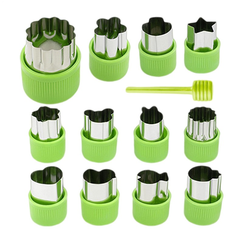 Stainless Steel Cookie Cutters Set 12pcs Biscuit Cutter Molds for Baking