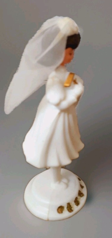Wilton Cake Toppers Vtg 1950s My 1st communion 4¾" Cake Topper Decor Hong Kong gallery
