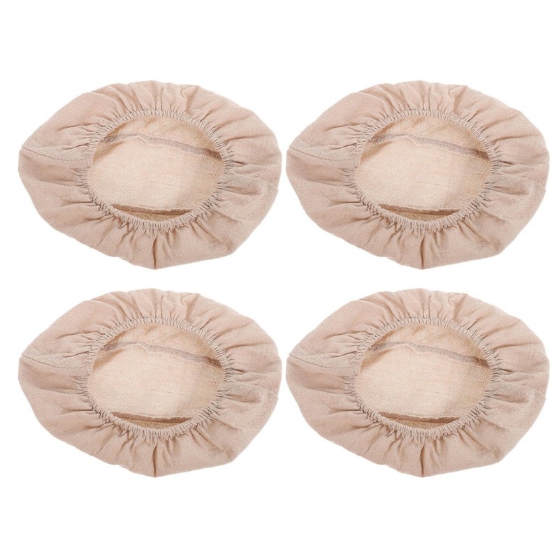 4 Pcs Basket Linen Liner Bread Proofing Cloth Cover for Sourdough gallery