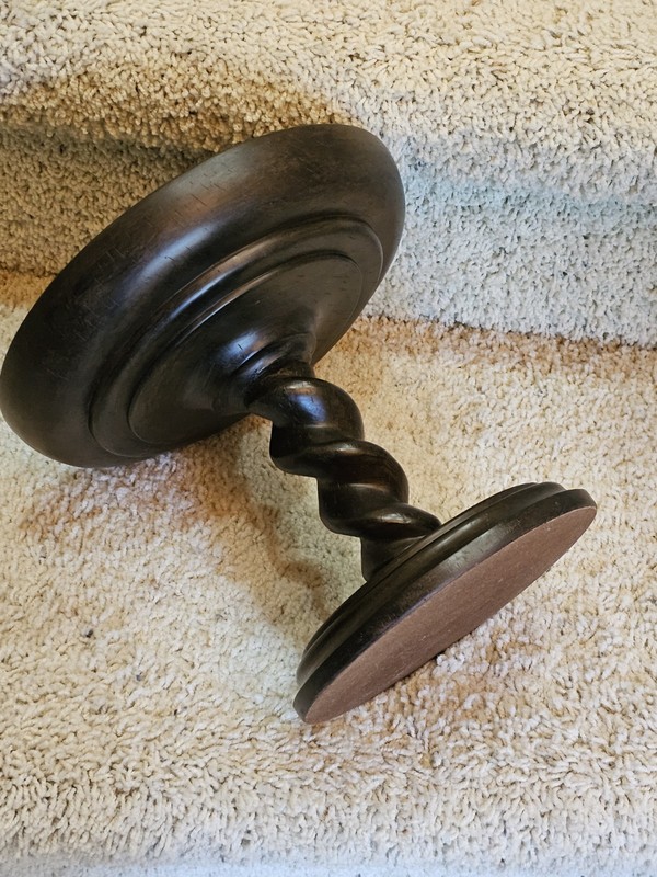 Southern Living At Home Vintage Brown Resin Twisted Cake Stand Discontinued gallery